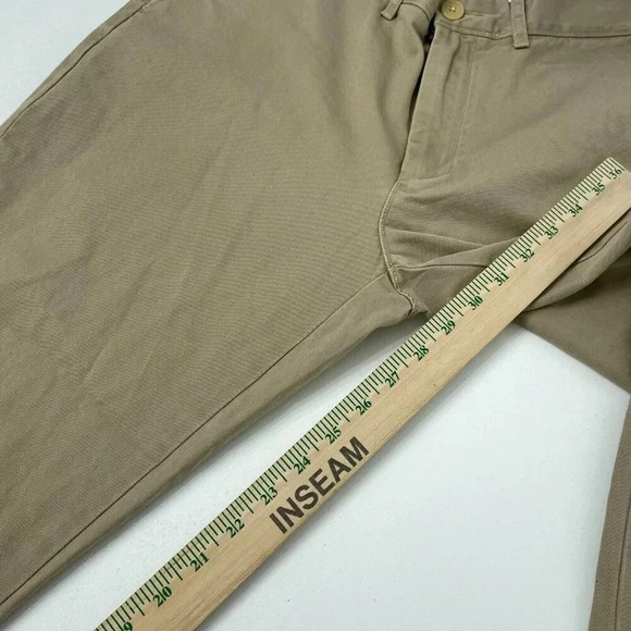 J. Crew Chino Pants Mens 32x30 tan 4153 - Picture 8 of 10